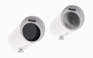 A set of Fireray beam detectors from FireClass