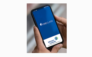 Close-up of a mobile screen displaying a FireClass application